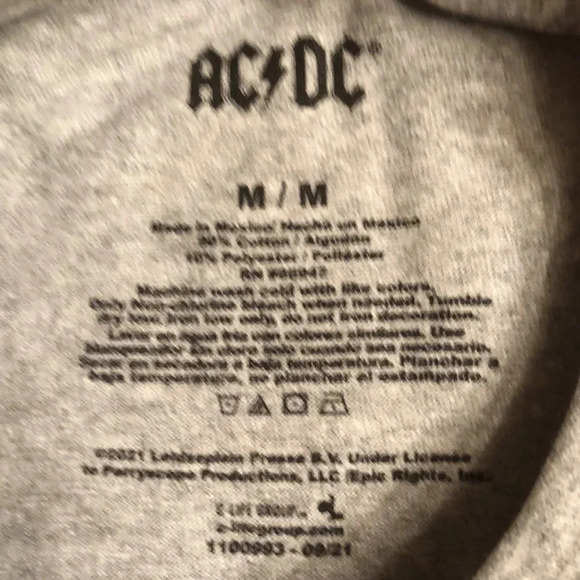 AC/DC Rock Or Bust Retro Band Tee Shirt - Picture 3 of 7